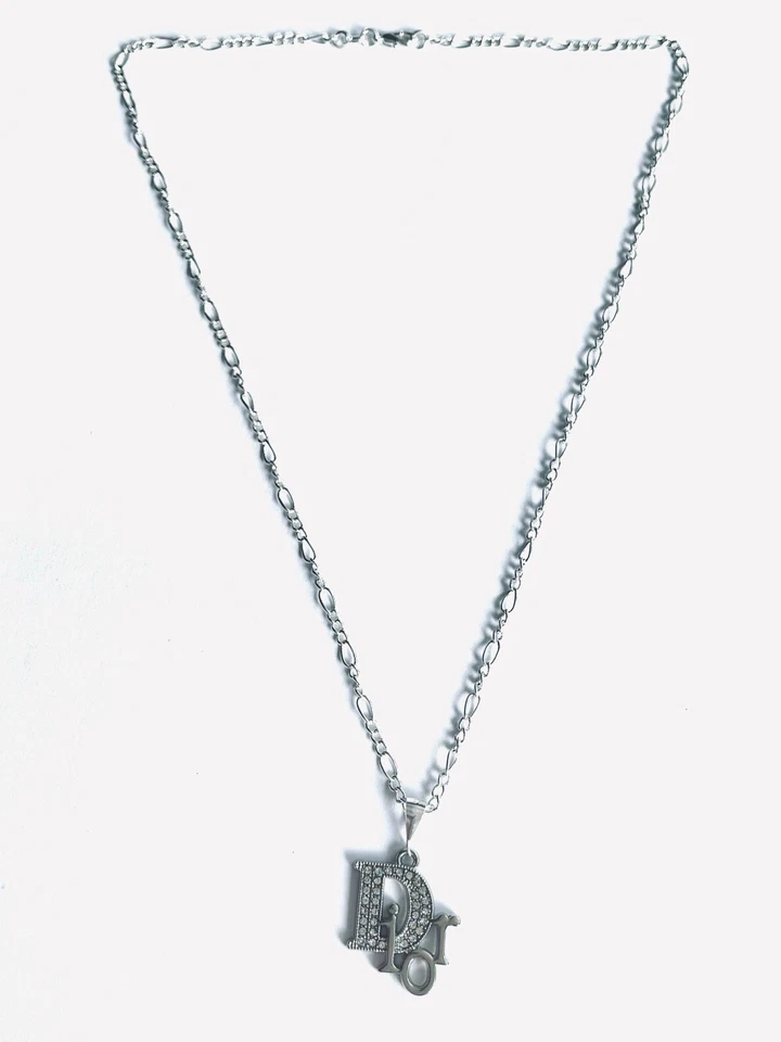 Dior Necklace silver / Crystal's Logo Dior - Image 4 of 4