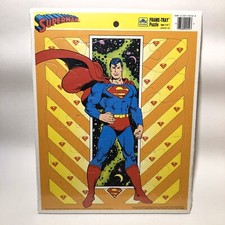 New Vintage 1989 Superman Frame Tray Puzzle Sealed