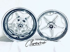 GSXR 330 FAT TIRE CHROME SPEED STAR WHEELS 2006-2007 SUZUKI GSXR 600 750