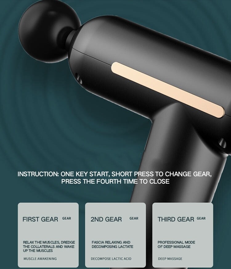 Massage Gun with 6 head attachments 🇺🇸 USA SELLER! FREE SHIPPING