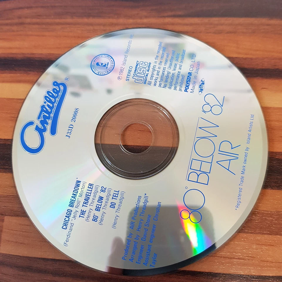 AIR: 80° Below '82 > VG+/VG+(CD) - Bild 2 von 3