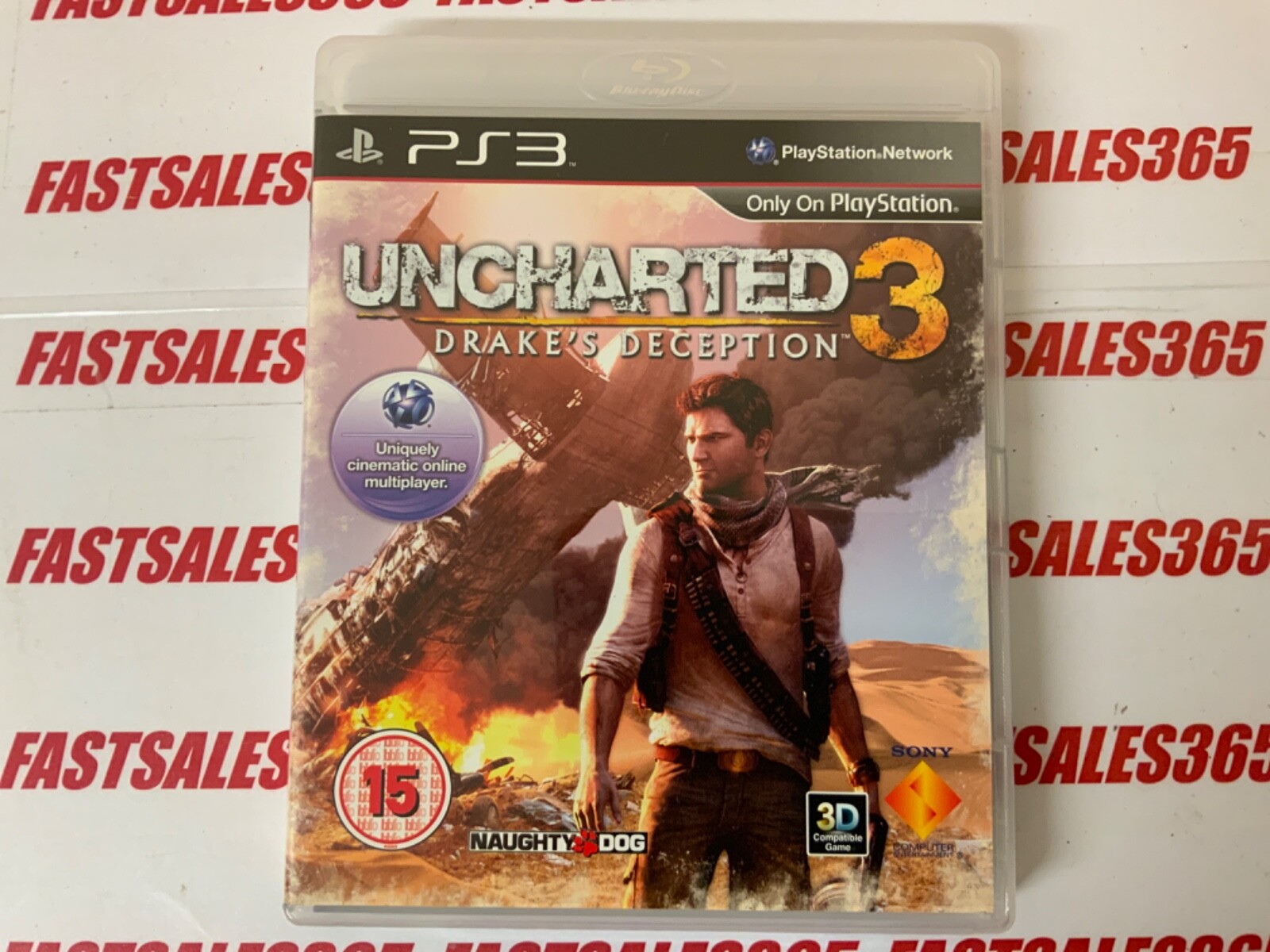 Uncharted  3 Drake's Deception,Playstation 3, MINT CONDITION.