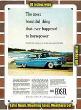Metal Sign - 1958 Edsel 3- 10x14 inches