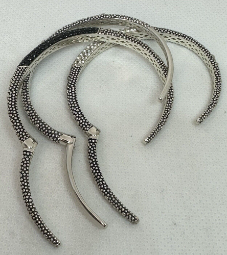 Michael Dawkins Sterling 925 Starry Night Collection Lot 3 Hinged Cuff Bracelet - Picture 7 of 22