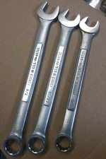 Craftsman 3 Pc Large Combination Wrench Set 44703 44702 44701 Usa