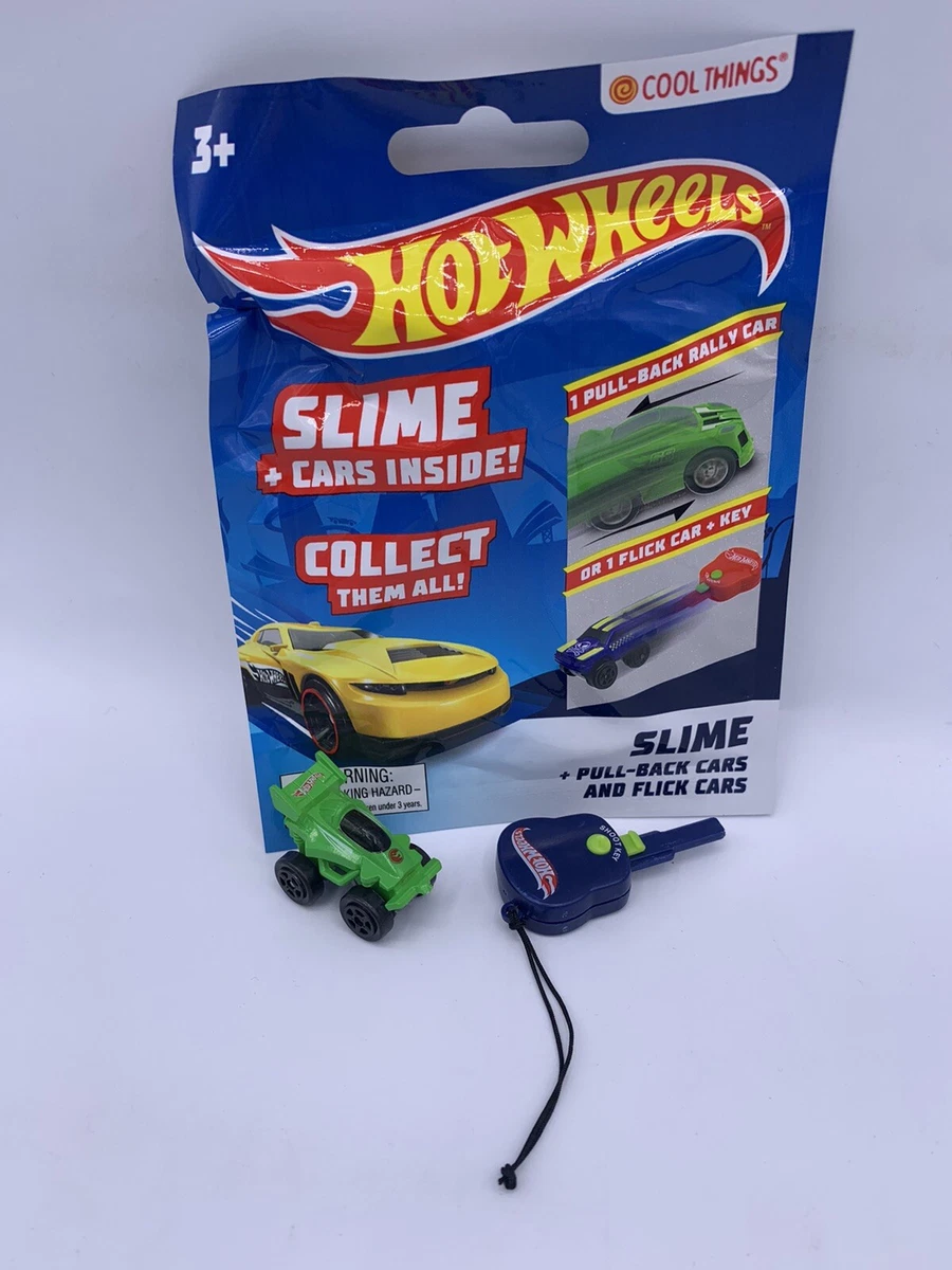 COOL THINGS HOT WHEELS SLIME & CAR INSIDE LOT OF (4) RANDOM BLIND BAGS