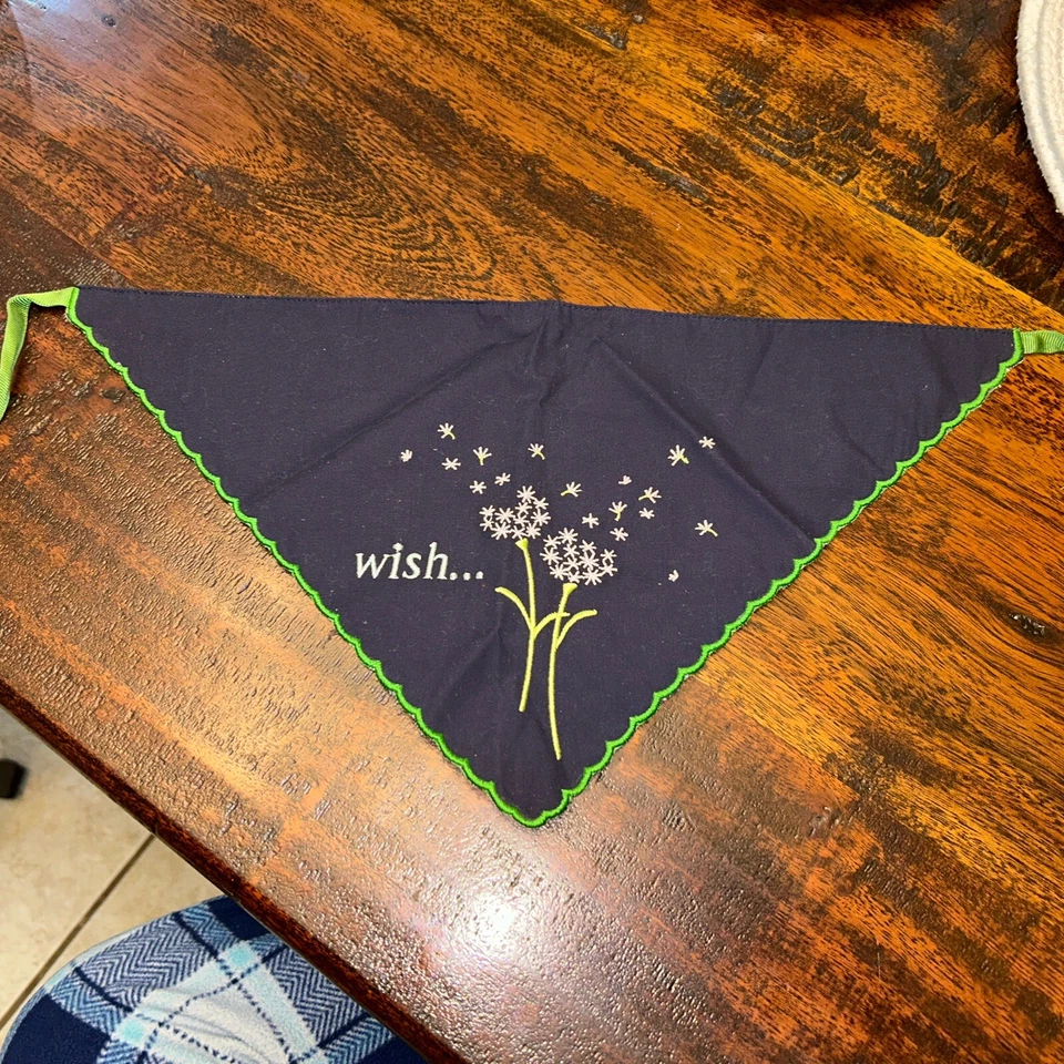 Girl Gymboree Dream/wish Reversible Dandelion Hair Accessories Navy Green - Image 2 of 4