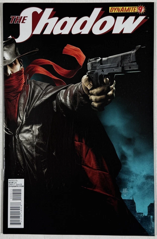 The Shadow 9 - Covers: Virgin Art (Alex Ross), C, D Lot of 3 Dynamite Comics - Image 3 of 4