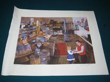 Jim Harrington Nostalgic Ace Hardware Print Signed Numbered - Waukegan Illinois