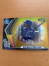 2022 Bowman Chrome Reginald Preciado TOP 100 PROSPECTS Gold 43/50 #BTP-88 Cubs