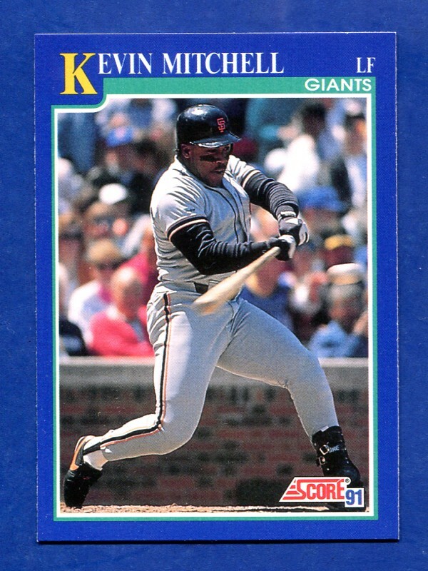 1991 SCORE #451 KEVIN MITCHELL