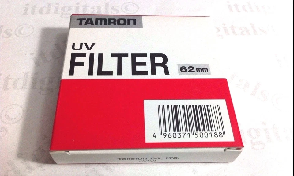Genuine Tamron 62mm UV HAZE Lens Glass Protector Filter 62 mm Original OEM - Image 2 of 4