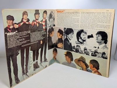 THE BEATLES HELP 1965 CAPITOL MAS2386 MONO VINYL RECORD LP 