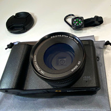 48MP Compact CMOS Digital Camera Black 16x Zoom 3in Screen USB Connectivity