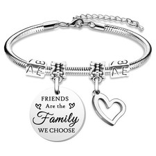 Friendship Bracelet, Best Friend Bracelet, Charm Bracelet, Christmas Valentin...