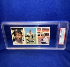 1971 CLEMENTE HANK AARON PSA 9 POP 2 RARE v TOPPS DELL TODAYS TEAM STAMPS BV$958
