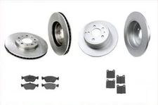 1998 1999 2000V70 S70 Volvo 15 Inch Rims Front & Rear Rotors & Pads 6Pc Kit