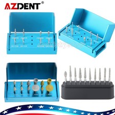 Dental FG RA Zirconia Diamond Bur Finishing Polishing Cutting Kit Endo Access