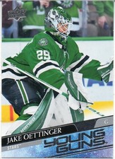 2020-21 Upper Deck -  Jake Oettinger's .  Young Guns .   rookie card  # 246. rookie card picture