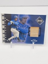 CARLOS BELTRAN 2002 UPPER DECK DIAMOND COLLECTION GAME USED BAT RELIC! #711/775!