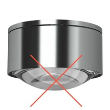 Top Light Puk Maxx One 2 LED-Spot, Linse klar chrom matt Lampe SIEHE TEXT/FOTO