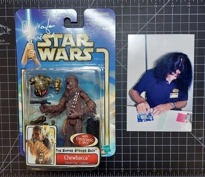 CHEWBACCA Cloud City Capture, Hasbro 2002 Star Wars Peter Mayhew Autographed NEW