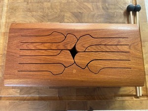 Michael Thiele 9 Note Wooden Tongue Drum, Silk Oak, Rosewood, Read Description!