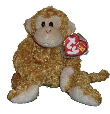 Ty Beanie Baby - FUMBLES the Monkey (8 Inch) NEW MWMTs Plush Stuffed Animal Toy