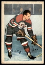 1953-54 Parkhurst George Gee #83 Condition VG-EX