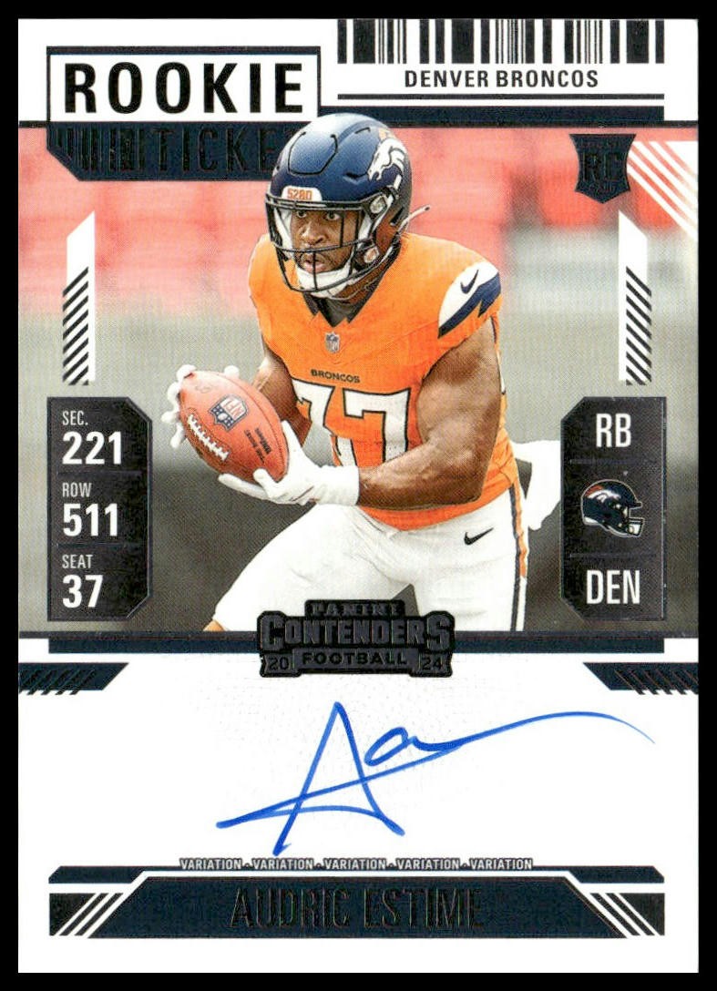 2024 Panini Contenders #120 Audric Estime-Auto