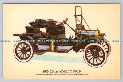 R786535 1910 20 PS Model T Ford Fine Art Lithographie Prescott Pickup Bridgnorth