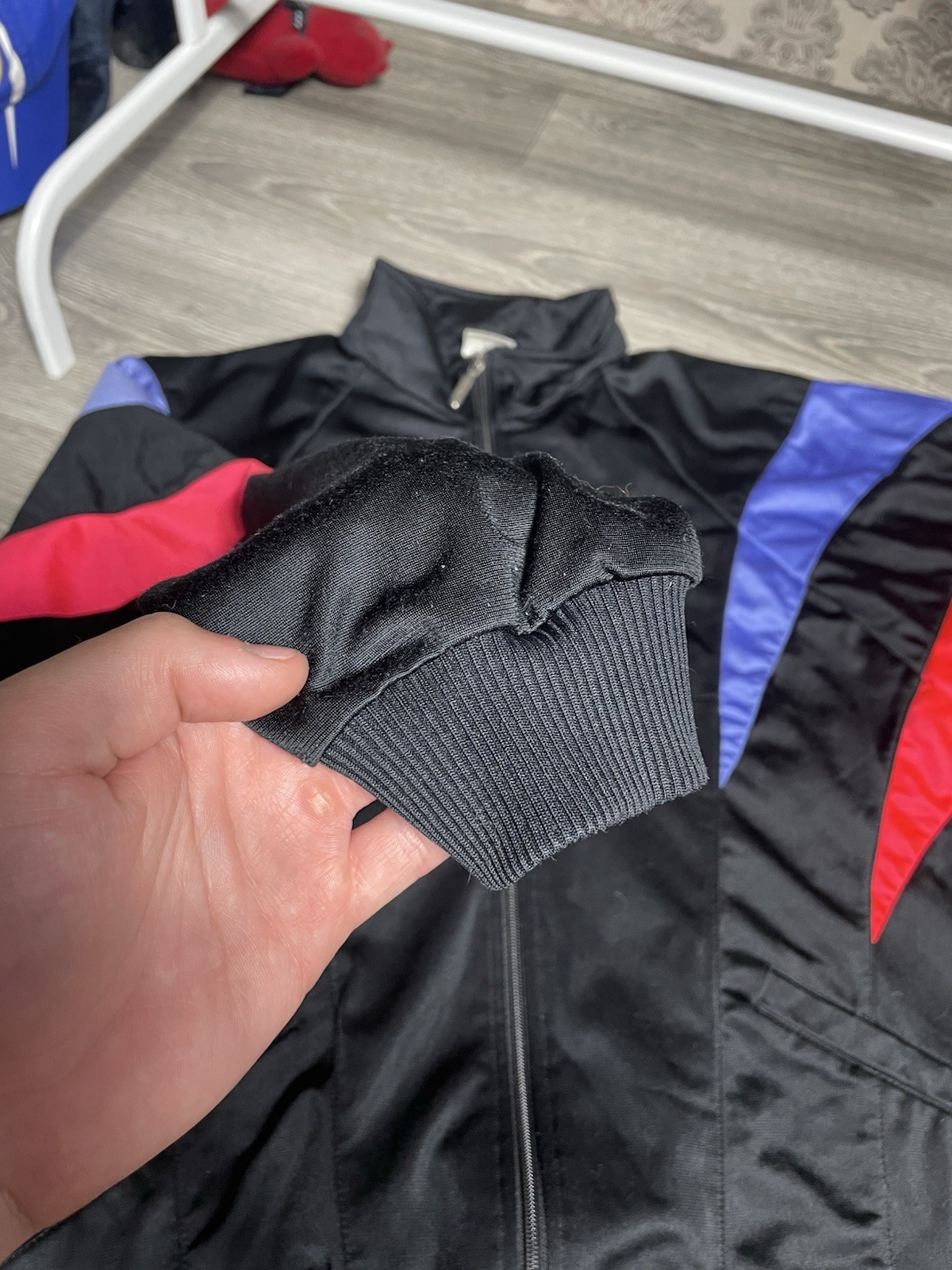 SACAI X NIKE Giacca uomo Nike full zip vintage anni 90 taglia M linea colore cotone nero