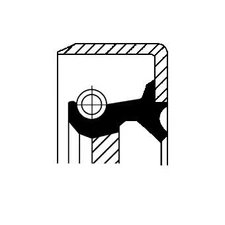 Corteco 12011478B shaft seal, crankshaft for Iveco