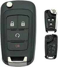 Replacement Key Fob Shell Case Fits for Equinox Sonic Trax T Model: 4 button-b