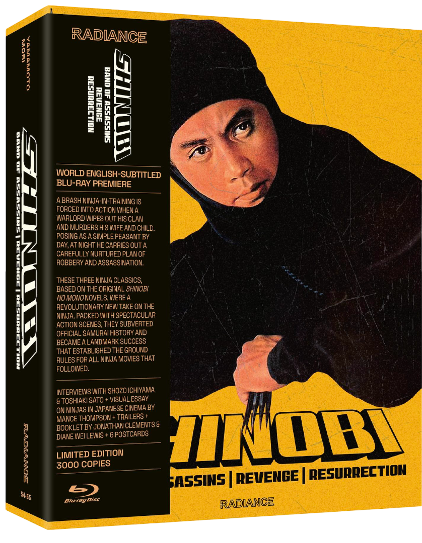 Shinobi Trilogy Limited Blu-ray Films Band of Assassins, Revenge