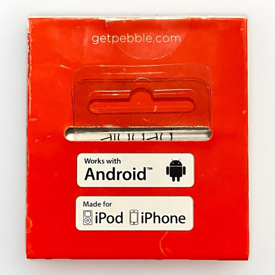 RAR Neu mit Etikett Pebble Technology Corp Classic 301RD Smartwatch (rot) - Bild 4 von 4