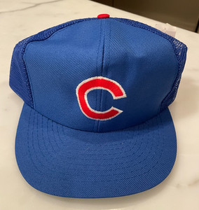 Vtg Chicago Cubs Annco Mesh Snapback Baseball Hat Cap 80s 90s NWT New with Tags