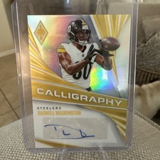 2024 Panini Phoenix Calligraphy Pandora Darnell Washington Auto #C-DAW Steelers