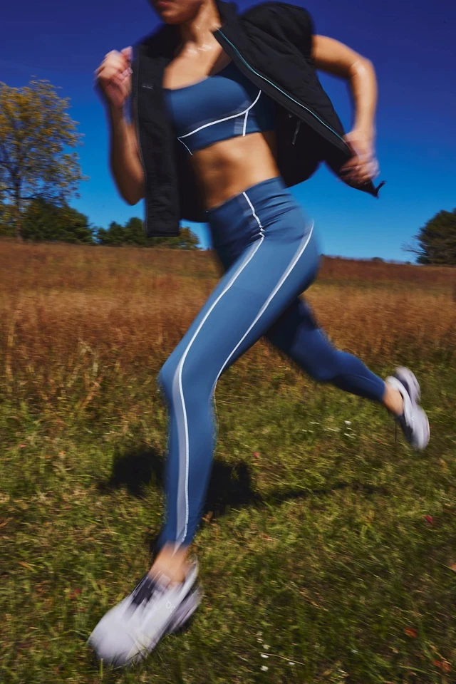 Leggings Free People You're A Peach Skyline pedra azul grande nova com etiquetas $98 - Imagem 4 de 4