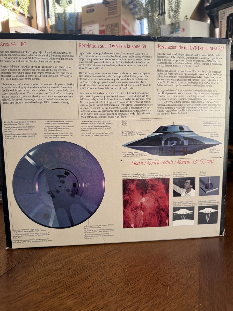 Testors Model Kits - Area 51, S4 UFO, from Roswell UFO Museum, NM