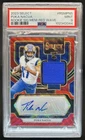 2023 Select Puka Nacua Rookie RC Jersey Red Wave Prizm Auto #RSM-PNS PSA 9