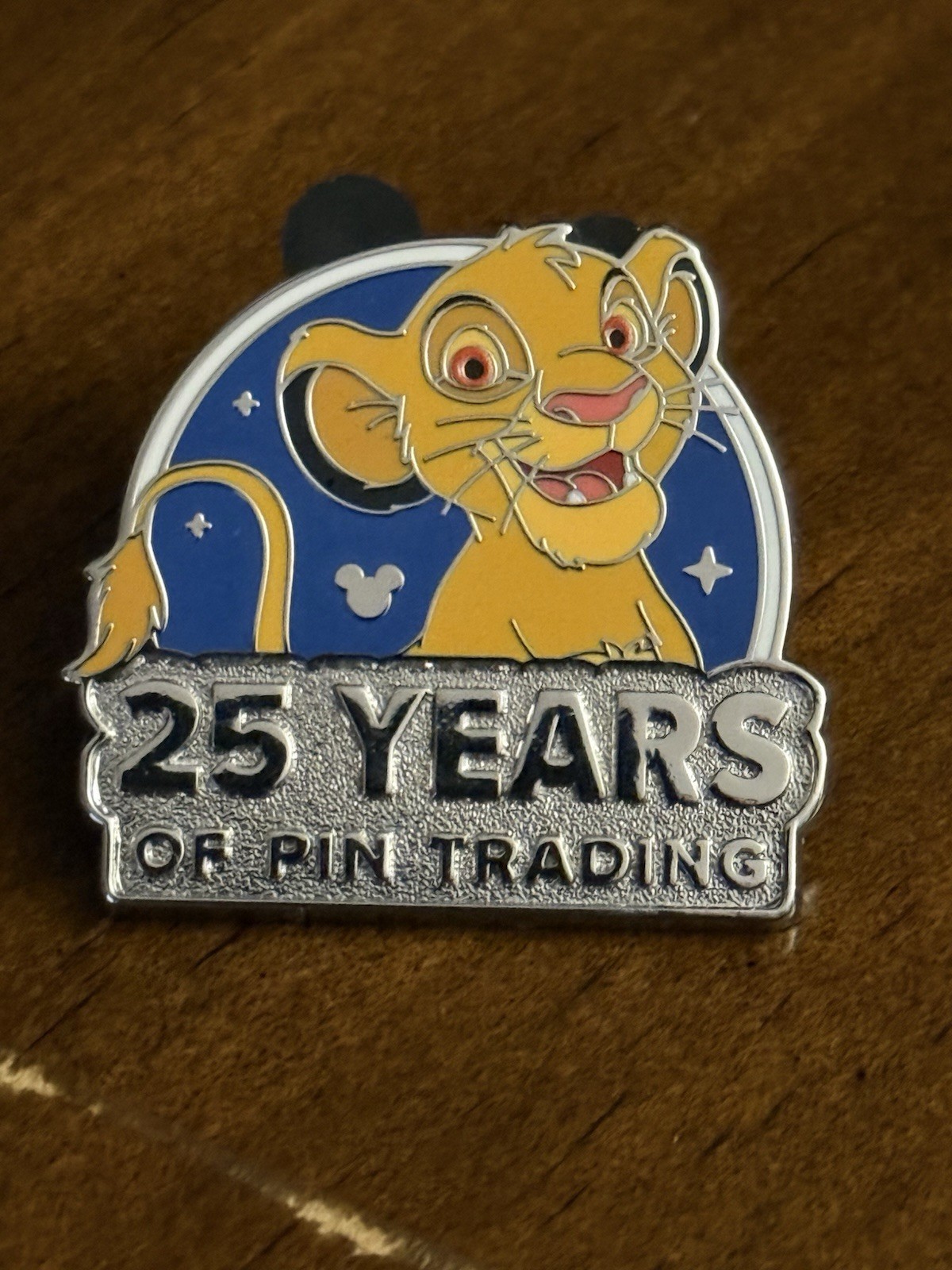 Disney 2025 Hidden Mickey WDW 25 Years of Pin Trading Simba (Lion King)