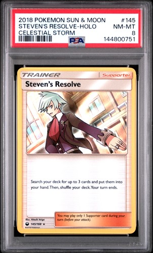 Steven's Resolve graded PSA 8 for sale on eBay