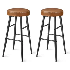 EKHO Collection - Bar Stools Set of 2, Bar Height Bar Stools, Kitchen Counter...