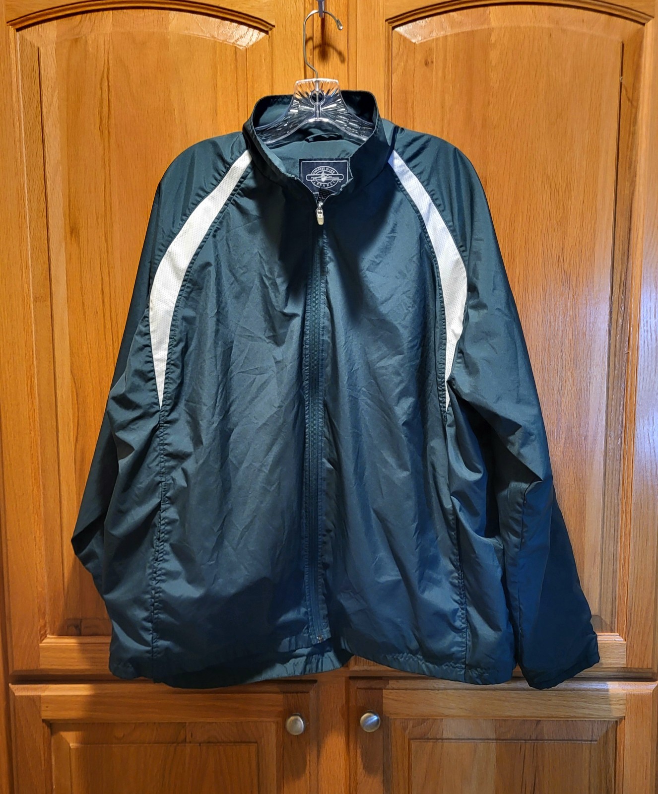 Charles River Apparel Men Full Zip Rain Jacket Breathable Wa