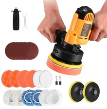 800w Polisher Car Detailing Buffer Polisher Sander Machine Waxing Kits 125mm