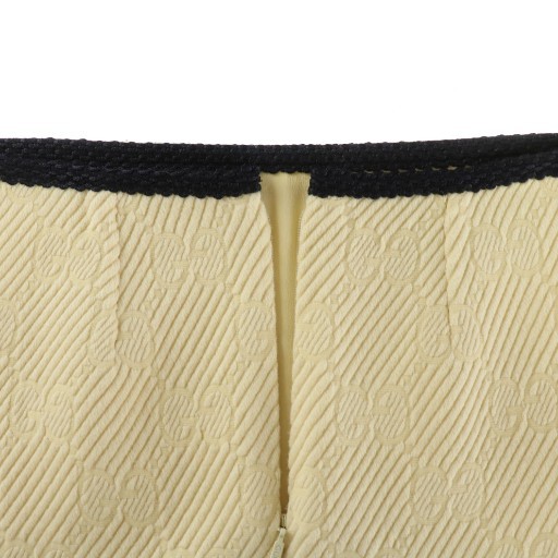 【Skirts】GUCCI Women's A-line Skirt Wool and Silk Blend Knee-Length GG Print thumbnail 4