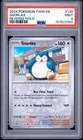 2024 POKEMON TWM EN-TWILIGHT MASQUERADE REVERSE HOLO #136 SNORLAX PSA 9