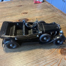 Tippco WW2 Mercedes With Driver Winds Can Be Displayed With Elastolin