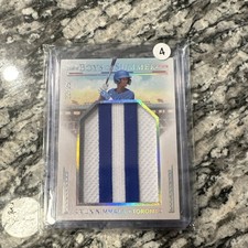 2024 Panini Boys of Summer Jumbo Prospect Arjun Nimmala Toronto Holo Silver /25…